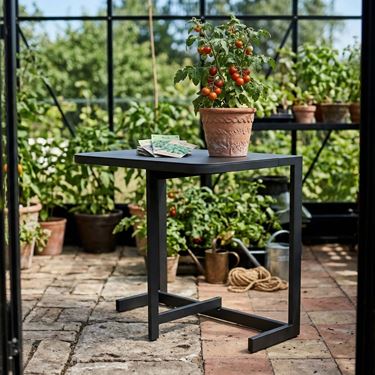 Crocus Falltisch aus Aluminium – klappbarer Tisch für den Balkon