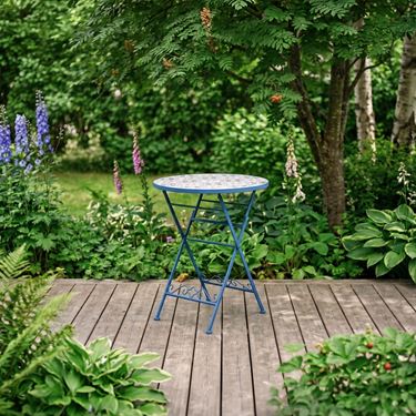 Arbour Cafétisch – Klapptisch mit Mosaik für Balkon & Terrasse | Willab Garden