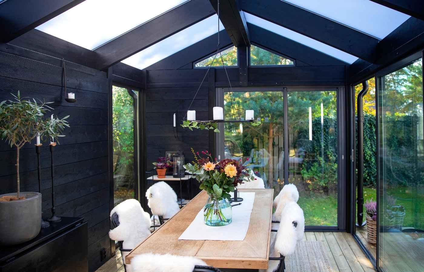 Entwerfen und individualisieren Sie Ihren Wintergarten